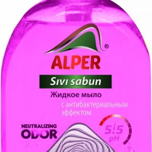 Suyuq sovun "Alper" - hidni zararsizlantiradigan 500 ml