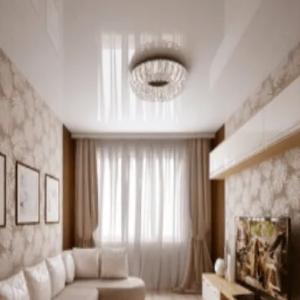 Глянцевые натяжные потолки