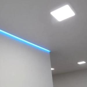 Теневой профиль для гипсокартона с подсветкой