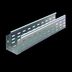 Лоток металлический перфорированный ЛП 100х100х3000мм (толщина 0,7 mm)