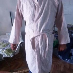 Банный халат из вафельной ткани