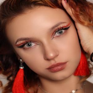 MINIAVA GRAY  0.00 2PS Цветные СЕРЫЕ контактные линзы, для красоты. 2 Линзы.