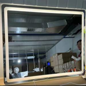 Умное зеркало с обогревателем 121х103B, 50х70 см