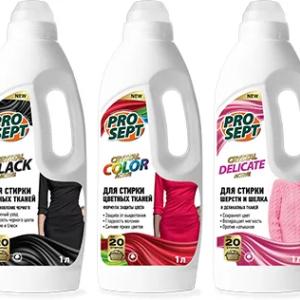 Кристал жидкий порошок и кондиционер для белья (Россия)