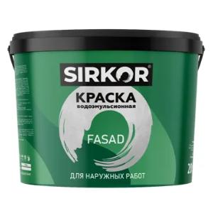 SIRKOR краска водоэмульсионная "FASAD" 20 кг
