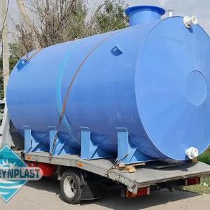 Gorizontal shaklda 20m3, tonna polipropilen sig'im, rezervuar, suv uchun