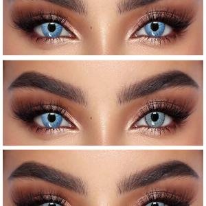 BSO-01 WARM GRAY  0.00 2PS  Цветные СЕРЫЕ контактные линзы, для красоты. 2 Линзы.