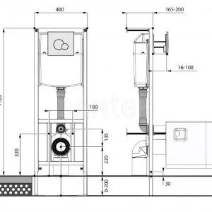 Унитаз "Нео", подвесной