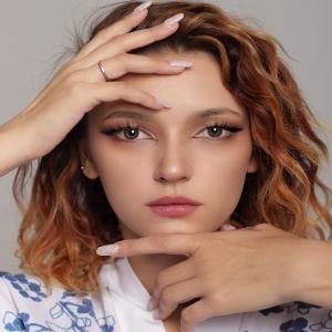 WK2-07 HAZEL 0.00 2PS с Каплей Цветные КАРИЕ линзы, 2 Линзы+Капли для глаз в Подарок.