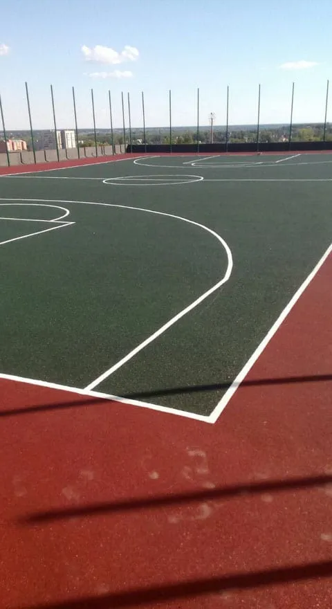 Basketbol maydoni uchun kauchuk qoplama