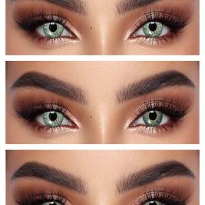 S3-539 TURQUOISE  0.00  Цветные ГОЛУБЫЕ контактные линзы, для красоты. 1 Линза