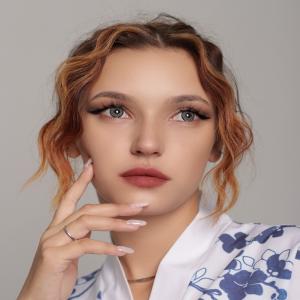 S3-723 BLUE  0.00 2PS с Раствором Цветные ГОЛУБЫЕ линзы, 2 Линзы+Раствор в Подарок