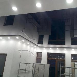 Одноуровневые  натяжные потолки