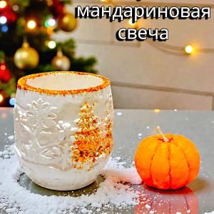 гипс шкатулка для  новый год 