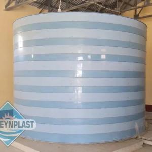 Polipropilendan tayyorlangan 40m3, 40 tonna suv sig'imi, idish, rezervuar, bochka