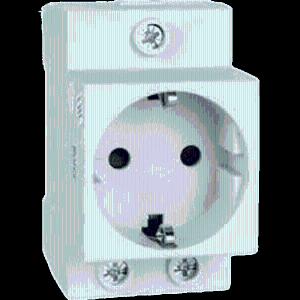 Розетка б/з  на дин рейку AC30-112