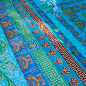 Панно из мозаики для бассейнов саун