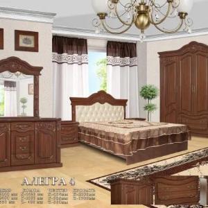 Yotoq xonasi uchun mebel to'plami Alegra 4