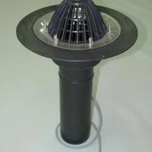 Воронка кровельная с обогревом PLASTFOIL VORTEX D=110 мм, д 350-450мм