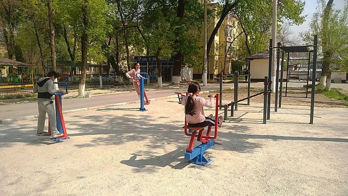 Уличные спортивные тренажёры KiF
