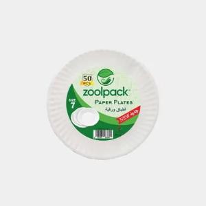 Бумажные тарелки Zoolpack 7 50шт