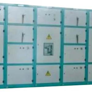 250 kVA dan 2500 kVA gacha quvvatga ega KTPP va 2KTPP tipidagi to'liq sanoat transformator podstansiyalari. 6 kV va 10 kV kuchlanish uchun