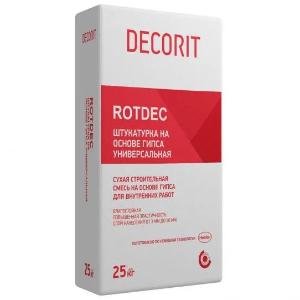 Штукатурка гипсовая ROTDEC