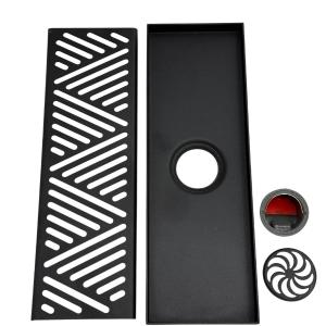 Трап Vava Black, 10х40 см