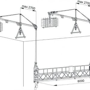 Фасадный подъёмник ZLP 630