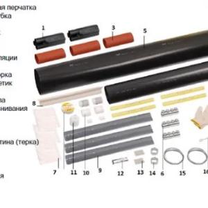 Kabelni ulash Stt(tp)-10 3x150/240 s/g PPD qog'oz izolyatsiyasi