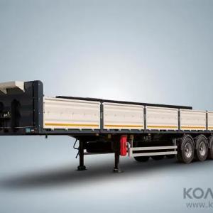 Yassi konteynerli yarim tirkama