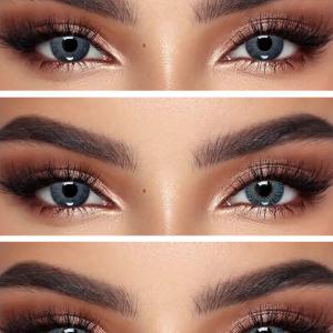 S3-649 TURQUOISE 0.00 2PS Цветные ГОЛУБЫЕ контактные линзы, для красоты. 2 Линзы.