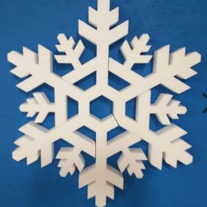Новогодние объёмные фигуры из пенопласта 2д, 3д
