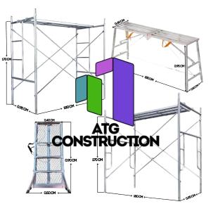 Строительные леса облегченного типа, оцинкованные с настилом, Китай