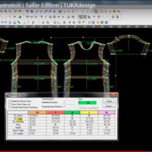 Kiyim uchun SAPR dasturi TUKAcad Tailor Edition