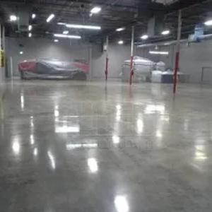 Beton pollarni silliqlash va changdan tozalash