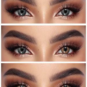  S3-402 BROWN 0.00 Цветные КАРИЕ контактные линзы, для красоты. 1 Линза