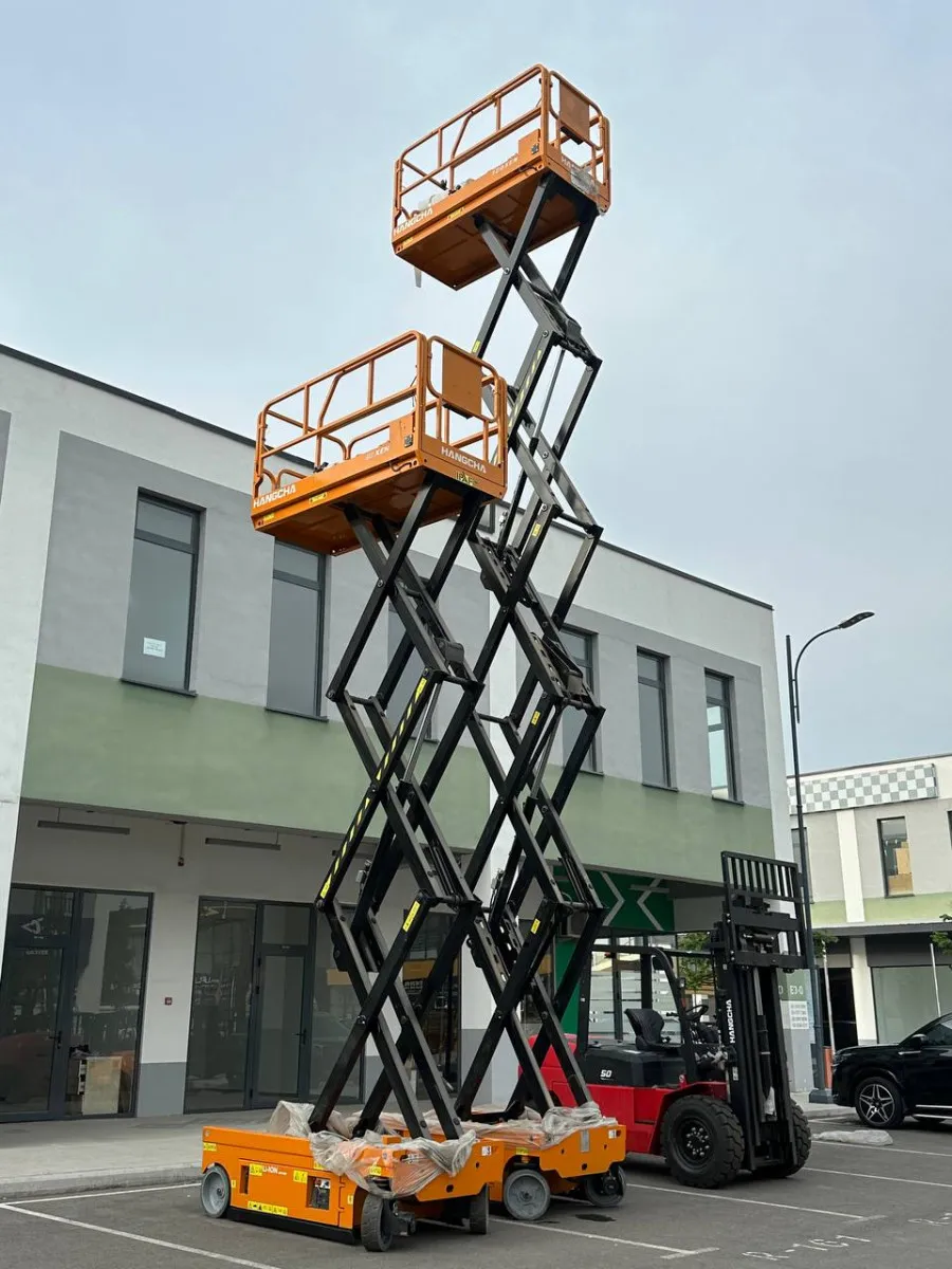 Ножничный электрический подъемник Hangcha 120XEN
