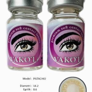 PISTACHIO  0.00 2PS Цветные ЗЕЛЕНЫЕ контактные линзы, для красоты. 2 Линзы.