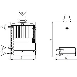 Котел ASB 100 тв (1000 м2)