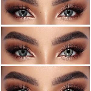 TERESA GRAY V1  0.00 2PS  Цветные СЕРЫЕ контактные линзы, для красоты. 2 Линзы.