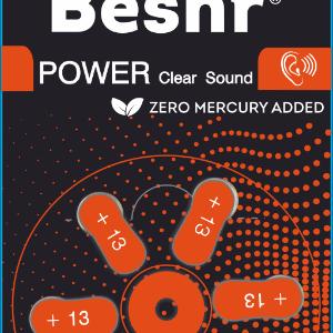 Батарейки для слуховых аппаратов Power Clear Sound A13, 1.45 В, для чистого звука без помех