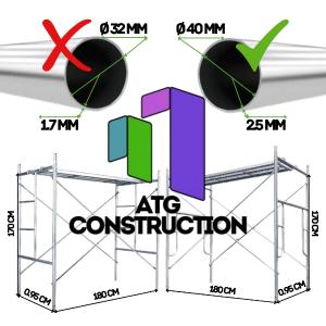 Galvanizli iskala, diametri 40 mm, qalinligi 2,5 mm, Xitoy