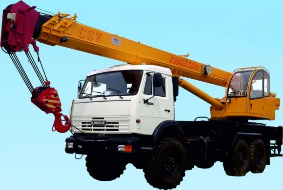 Автокран CST-25 на шасси КАМАЗ (6х6)