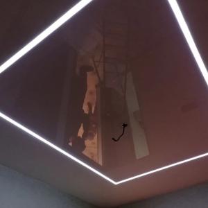 Svetovyye linii natyazhnyye potolki