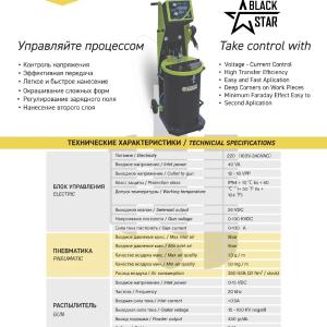 Пистолеты-распылители для порошковой покраски SPACE STAR