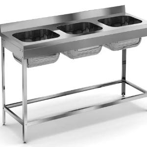 Hammasi payvandlangan yuvish vannalari, qozonli yuvish vositalari