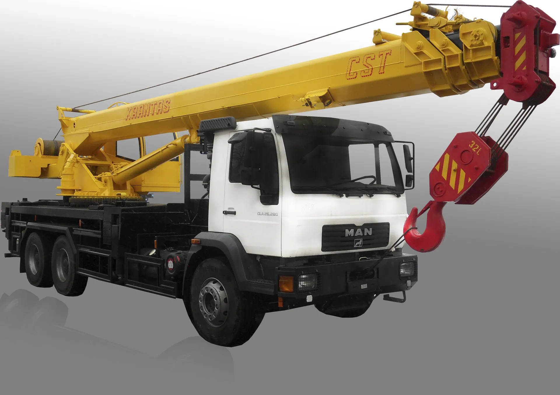 Автокран CST-25 на шасси MAN (6х4)