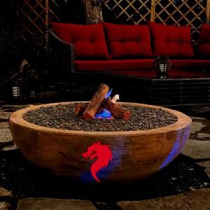 Бетонный биокамин