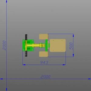 Ochiq mashq mashinasi "Biceps" kodi 3014